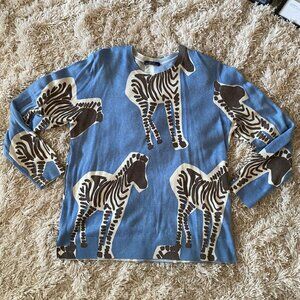 Parfois - Blue Zebra Sweater